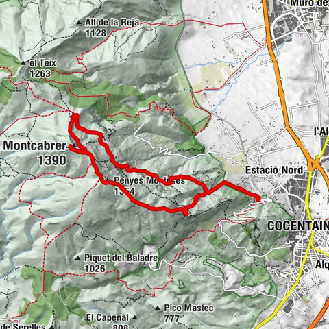 Cocentaina zum Montcabrer