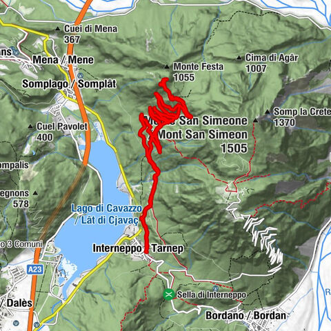 Monte Festa, a mountain rich in history