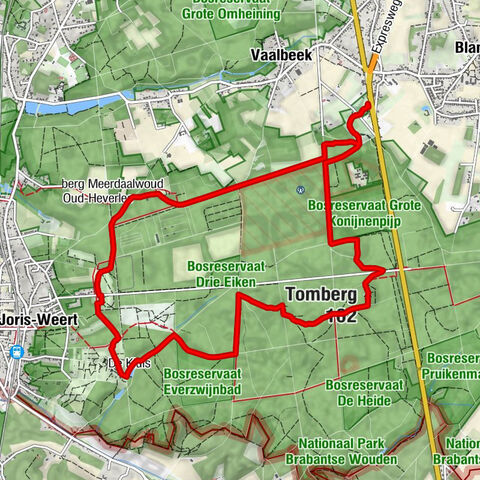 Haasrode - Tomberg - De Stenen tafel - Sint-Joris-Weert