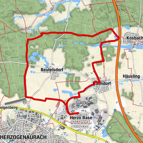 Herzo Base - Herzogenaurach - Filialkirche St. Marien - Auracher Höhe