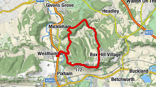 Westhumble - Box Hill - Box Hill Village - London