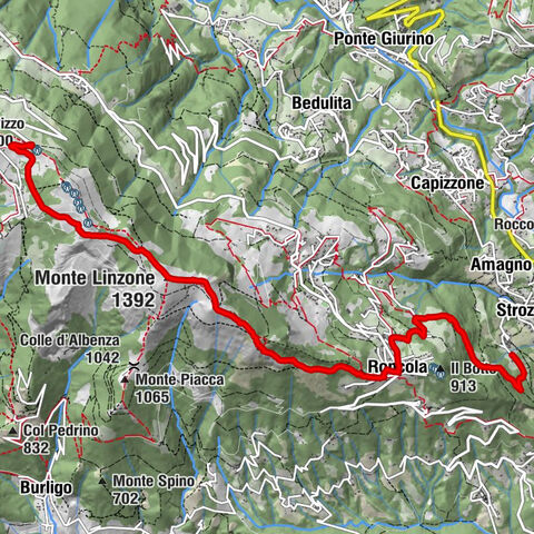 Cà Campo - Chiesa di San Bernardo - Monte Linzone - Roncola