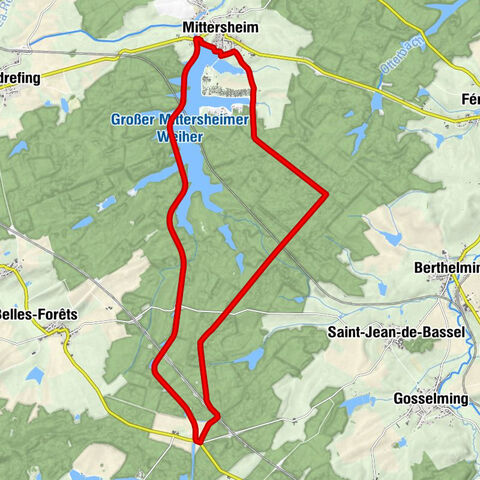 Mittersheim - Bois de Schwanhals - Schwan Hals - Muhlwendel