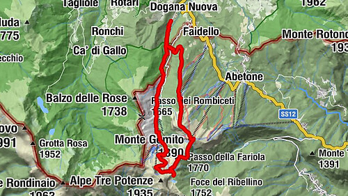 Lago piatto, lago nero, ovovia, pulicchio