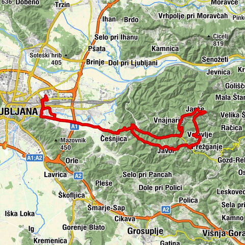 Janče - the highest peak of the Ljubljana municipality