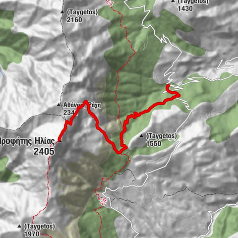 Δημοτική Ενότητα Φαριδος - Ορειβατικό Καταφύγιο Ταΰγετου - Προφήτης Ηλίας