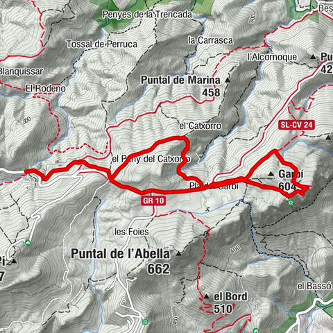 Serra de Barraix - Ermita de Barraix - el Garbí - Garbí