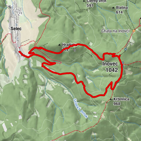 Selecká kyselka - Palúch - Inovec