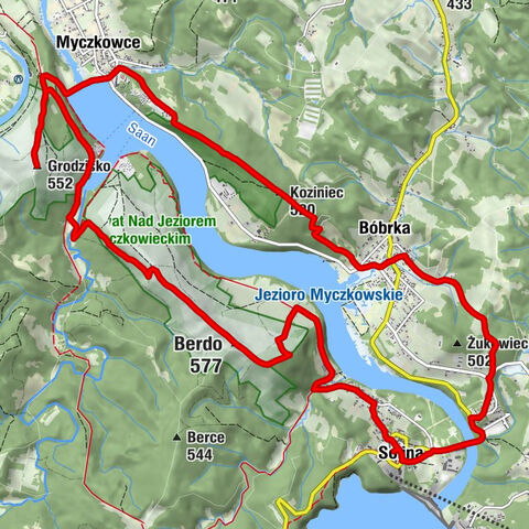 Solina - Koziniec - Grodzisko - Berdo