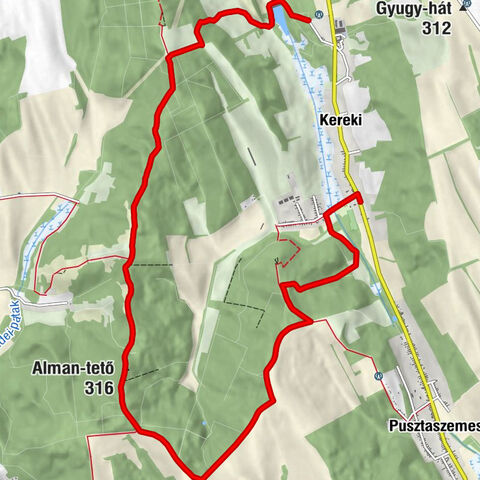 Szólád - Alman-tető - Maróci-tábla - Kereki