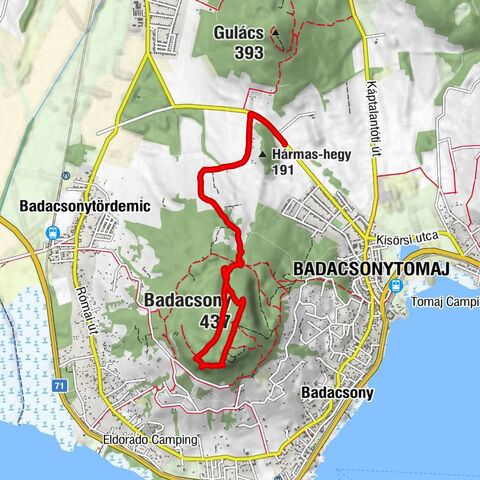 Badacsonytomaj Túrázás