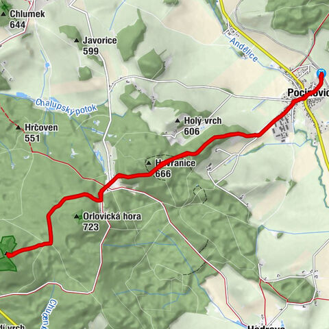 Pocinovice - svatá Anna - Jezvinec