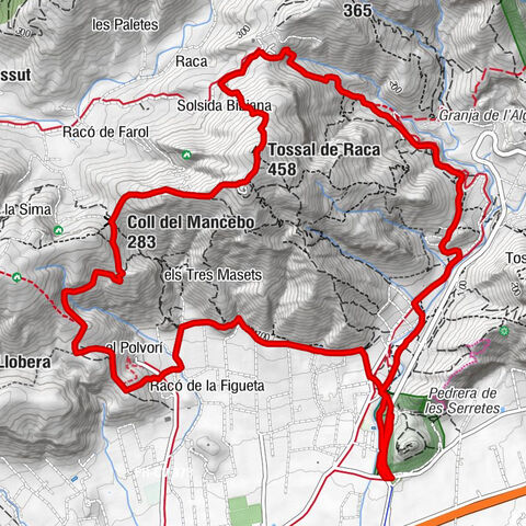 Borriol - Coll del Mancebo - Tossal de Raca - Castelló de la Plana
