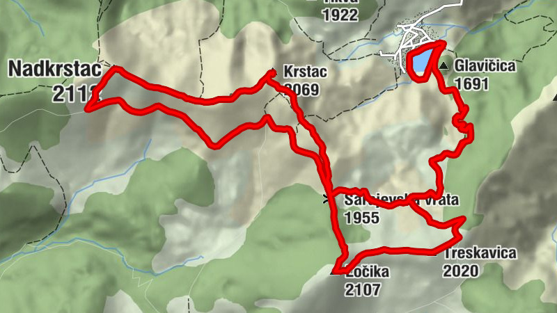 Općina Gornji Vakuf-Uskoplje - Nadkrstac - Ločika - Općina Fojnica