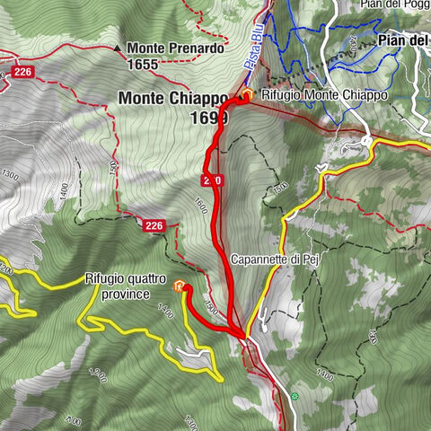 Rifugio delle 4 province - Monte Chiappo - Rifugio Monte Chiappo - Rifugio quattro province