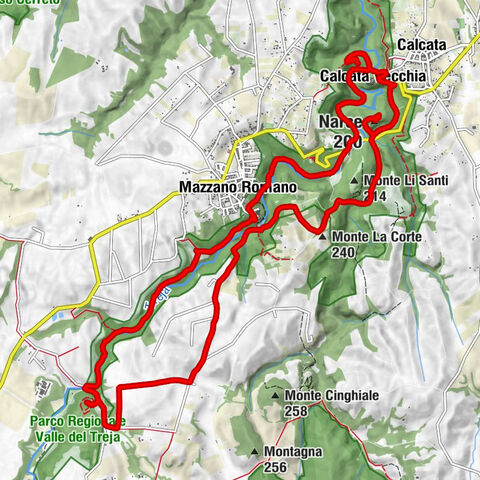 La Vecchia Mola - Narce - Monte La Corte - Cascate di Monte Gelato