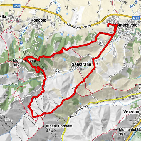 Montecavolo - Madonnina - Monte Biliano - Monte Rico