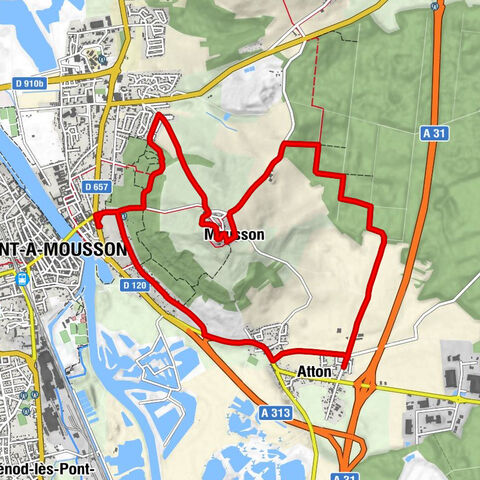 Pont-à-Mousson - Chapelle de Lumière - Butte de Mousson - Église de l'Assomption