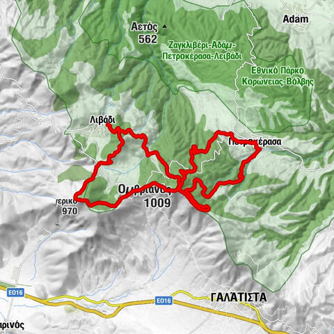 Πετροκέρασα - Ομβριανός - Καλογερικό - Βαγγελιώ