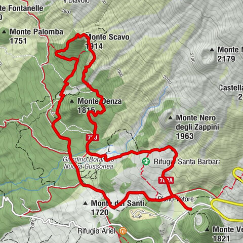 Ragalna - Rifugio Carpentieri - Monte Scavo - Biancavilla