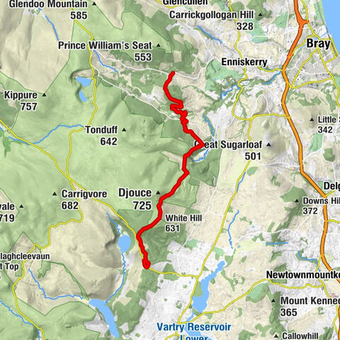 Deerpark - White Hill - Robber's Pass Hill - Ballinastoe