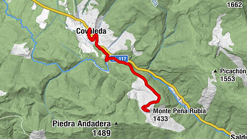Monte Peña Rubia - Refugio de Pescadores - Refugio de La Machorra - Covaleda