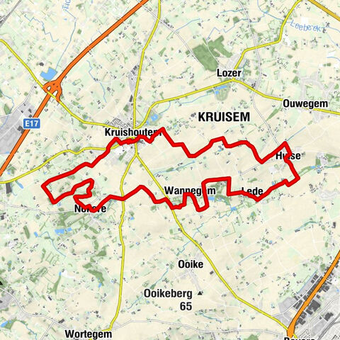 Kruishoutem - Sint-Petrus en Urbanuskerk - Sint-Dionysiuskerk - Nokereberg