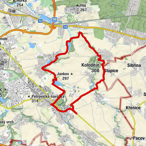 Praha-Uhříněves - Všech svatých - Koloděje - Povýšení svatého Kříže