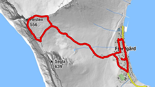 Lekeplassen - Fjordgård - Hesten - Fjordgård kapell
