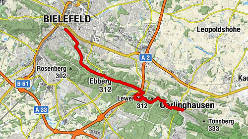 Bielefeld - Ebberg - Alexanderkirche - Oerlinghausen