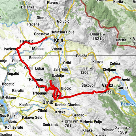 Šibensko-kninska županija - kod Pere - Planinarski dom Promina - Vuletići