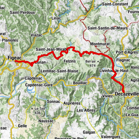 Figeac - Église Sainte-Radegonde - Chapelle Sainte-Marie-Madeleine de Guirande - Decazeville