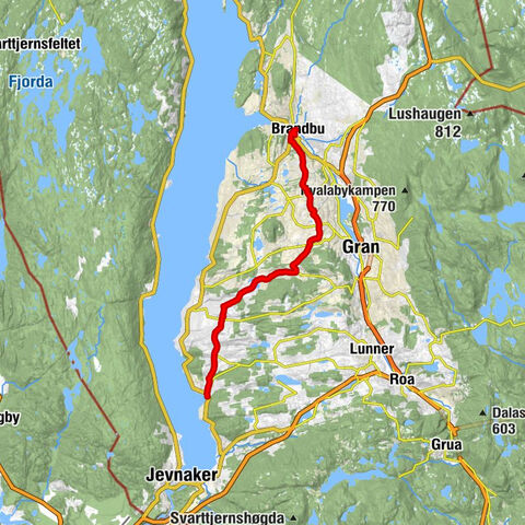 Brandbu - Nikolaikirken - Mariakirken - Sløvika
