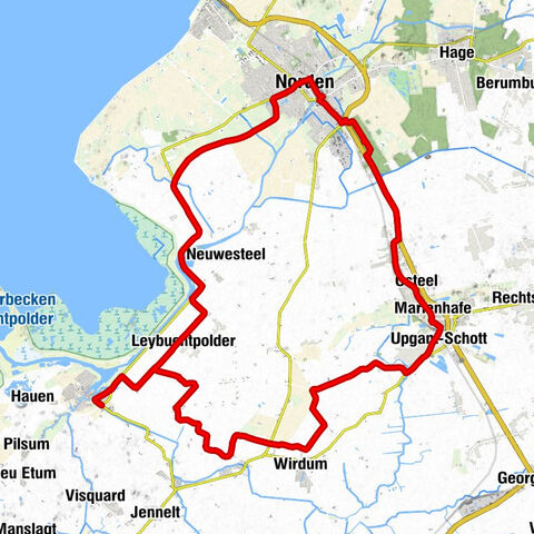 Grimersum - St.Marien-Kirche - St.Ludgerus - Leybuchtpolder