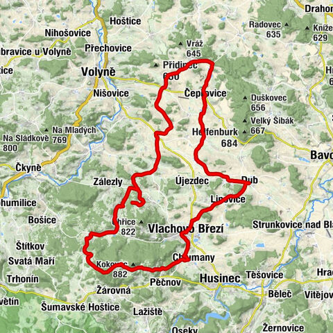 Vlachovo Březí - Běleč - kostel Zvěstování Panny Marie - Hostinec u Svatošu