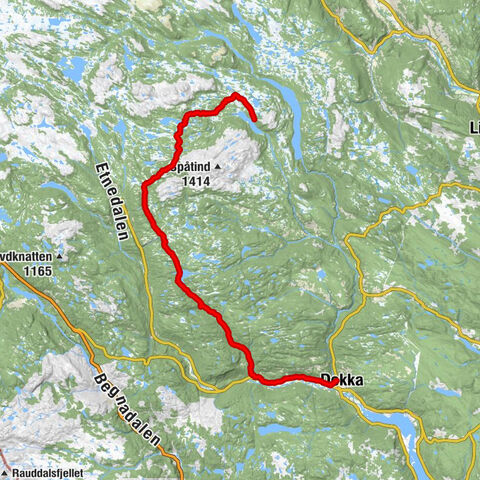 Nordre Land - Lenningen - Lenningen Fjellstue - Dokka