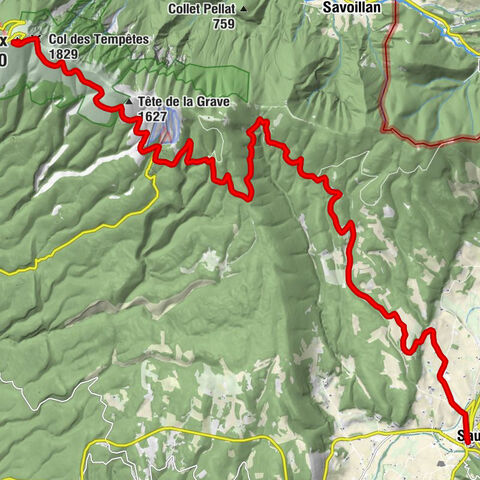 Sault - Chalet Reynard - Col des Tempêtes - Mont Ventoux