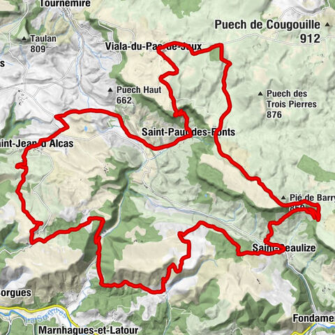 Église Saint-Jean - Saint-Jean-d'Alcas - Saint-Beaulize - La Pourtanelle