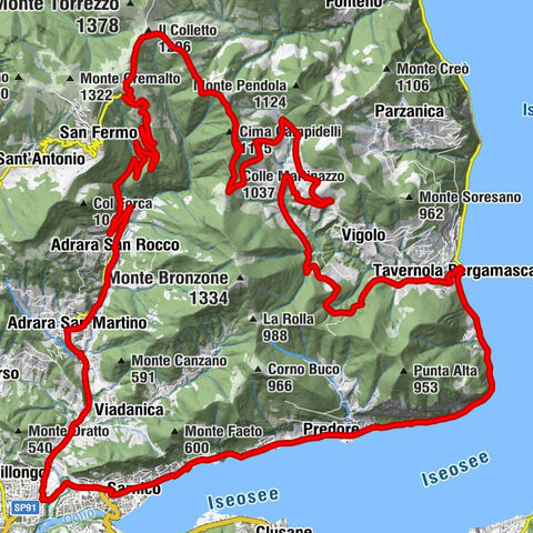 Sarnico - Il Colletto - Cima Campidelli - Colle Martinazzo