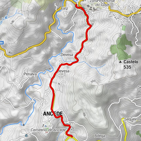 Ancede e Ribadouro - Aveleira - Ancede - Devesa