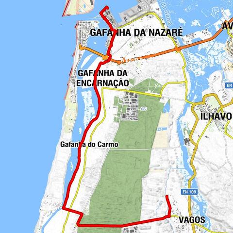 Lancha São Jacinto - Gafanha da Nazaré - Gafanha da Nazaré - Gafanha da Encarnação - Gafanha do Carmo