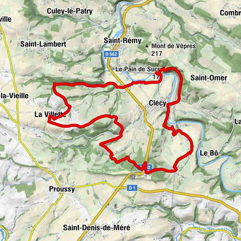 La Faverie - Église Saint-Sauveur - Le Pain de Sucre - La Cambronnerie