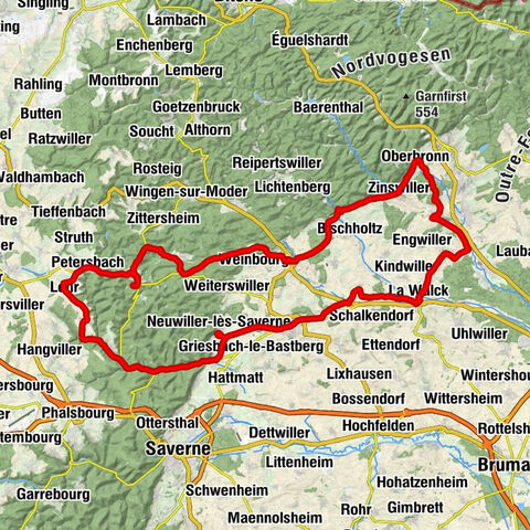 Pfaffenhoffen - Église simultanée Notre-Dame de la Petite-Pierre - Abbatiale Saint-Pierre et Saint-Paul - La Walck
