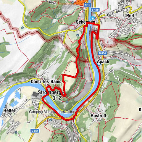 Schengen - Saint-Sauveur - Stromberg