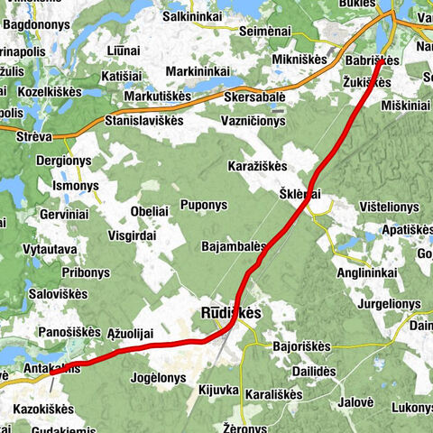 Babriškės - Žukiškės - Rūdiškės - Antakalnis