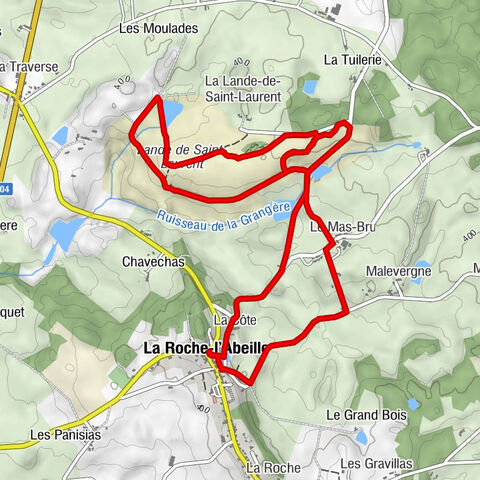 Au vieux château - La Roche-l'Abeille - Église de l'Assomption-de-la-Très-Sainte-Vierge - La table du moulin