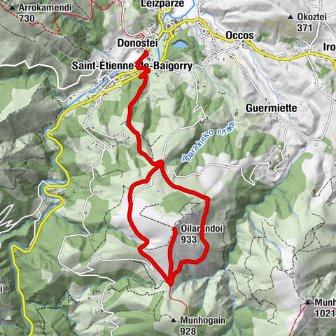 Donostei - Chapelle d'Oilarandoi - Oilarandoi - Behereko Karrika