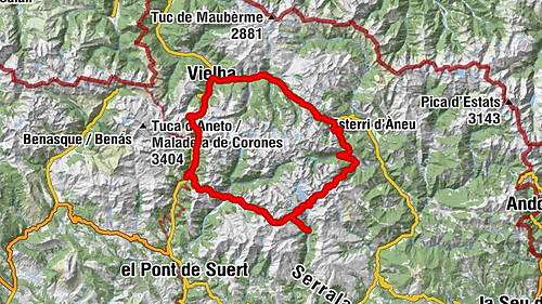 Vielha - Sant Martí de Casarilh - Refugi del Gerdar - Refugi del Pla de la Font