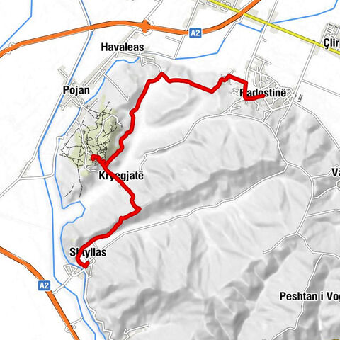 Radostinë - Apollonia - Manastiri i Shën Mërisë se Apolonisë - Shtyllas