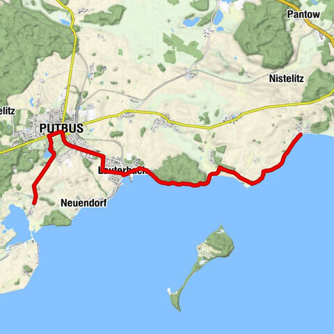 Wreechen - Putbus - Lauterbach - Groß Stresow